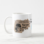 フライト付き添い人退職お祝い コーヒーマグカップ (左)