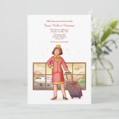 フライト付き添い人退職パーティー 招待状 (スタンド正面)