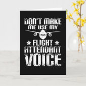 フライト付き添い人音声 カード (黄色い花)