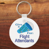 フライト付き添い人 キーホルダー (正面)