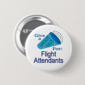 フライト付き添い人 缶バッジ (正面&裏面)