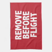 フライト前に削除 キッチンタオル (縦)