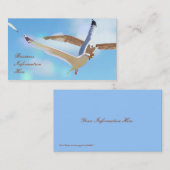 フライト名刺のカモメ 名刺 (正面/裏面)
