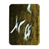 フライト抽象芸術印象派 マグネット (縦)