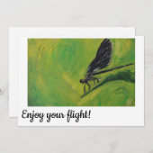 フライト楽しむ、トリップカード – ワイドアイドダンセルフライ (正面/裏面)