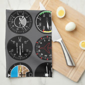 フライト楽器 キッチンタオル (四つ折り)