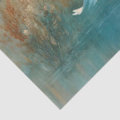 フライト水の色の切り離し中の白い緑 薄葉紙 (詳細)