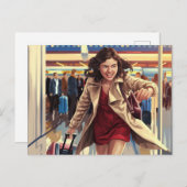 フライト用アートワークのはがきを取る ポストカード (正面/裏面)