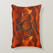 フライト2先住民アメリカン アクセントクッション (正面(垂直))