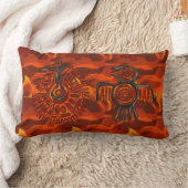 フライト2先住民アメリカン ランバークッション (ブランケット)