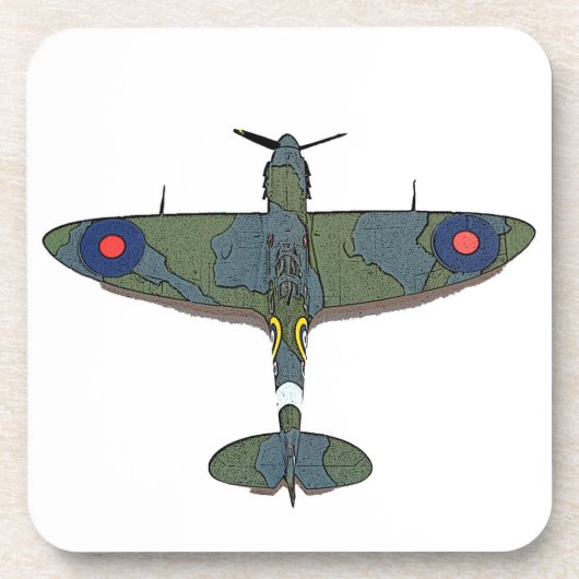 フライト5プラスチックコースター、コークコン付き コースター (正面)