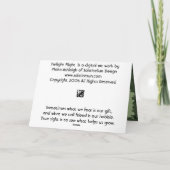  フライト カード (裏面)