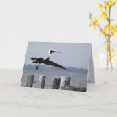 「フライト」グリーティングカード カード (黄色い花)