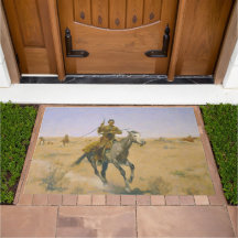 フライト Frederic Remington 1895 カウボーイ インディアン