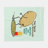 フライドの本当の作り方 フリースブランケット (正面(横))