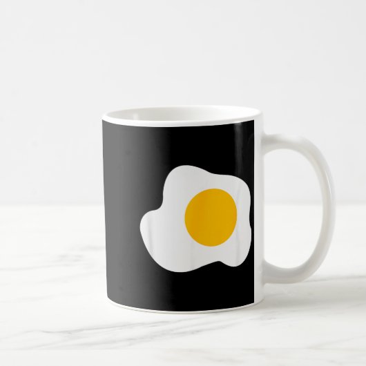 フライドエッグ グラフィック 面白い 朝食 たまご好き コーヒーマグカップ (右)