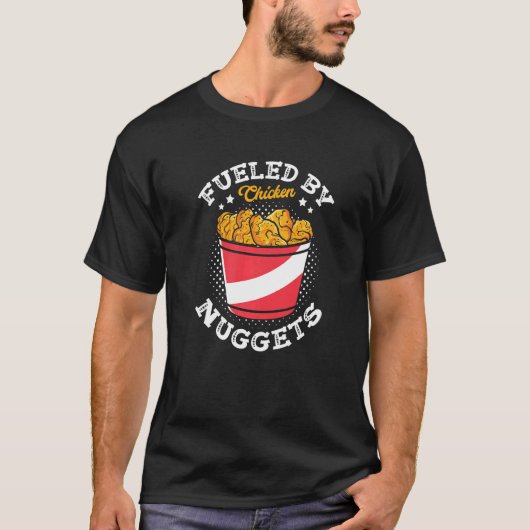 フライドスナックナギーズがエネルギー源 Tシャツ (正面)
