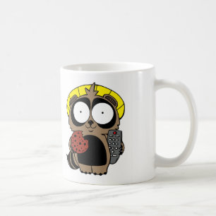 フライドチキンおよび寿司のTanukiのコーヒー・マグ コーヒーマグカップ