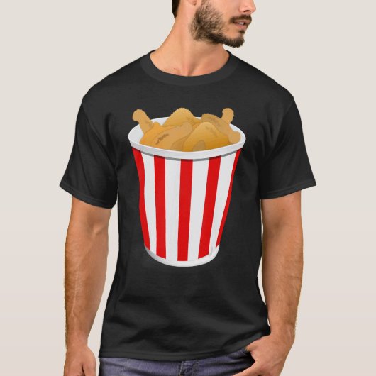 フライドチキンが大好き Tシャツ (正面)