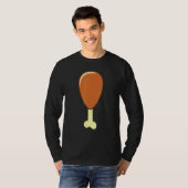 フライドチキンが大好き Tシャツ (正面フル)