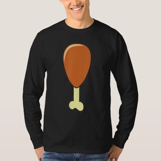 フライドチキンが大好き Tシャツ (正面)