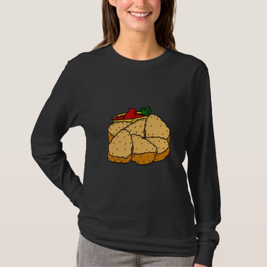 フライドチキンが大好き Tシャツ (正面)