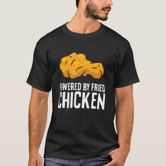 フライドチキンで動く Tシャツ (正面)