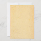 フライドチキンの夕食のパーティの招待状 招待状 (裏面)