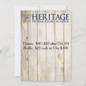 フライドチキンの夕食のパーティの招待状 招待状 (裏面)