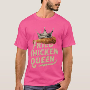 フライドチキンの女王が大好き コミック フライドチキン Tシャツ