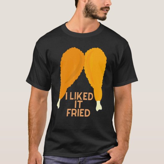 フライドチキンの日を祝おう Tシャツ (正面)
