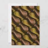 フライドチキンの脚 招待状 (裏面)