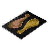 フライドチキンの足 ノートブック (左側)