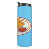 フライドチキンカートゥーンイラストレーション タンブラー (回転右)