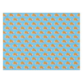 フライドチキンカートゥーンイラストレーション テーブルクロス (正面(横))