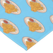 フライドチキンカートゥーンイラストレーション テーブルクロス (アングル)