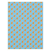 フライドチキンカートゥーンイラストレーション テーブルクロス (正面)