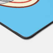 フライドチキンカートゥーンイラストレーション デスクマット (コーナー)