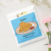 フライドチキンカートゥーンイラストレーション フェイバーバッグ (封をした状態)