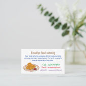 フライドチキンカートゥーンイラストレーション 名刺 (スタンド正面)