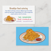 フライドチキンカートゥーンイラストレーション 名刺 (正面/裏面)