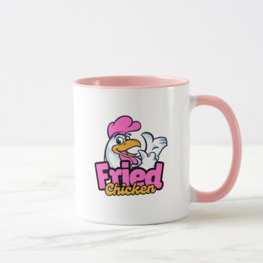 フライドチキンタイポグラフィ マグカップ (右)