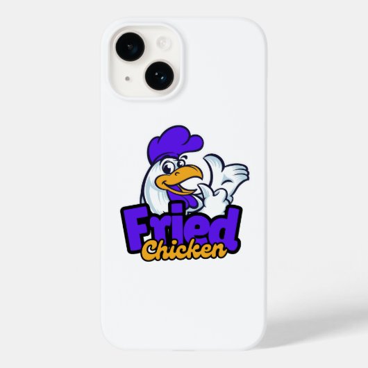 フライドチキンタイポグラフィ Case-Mate iPhoneケース (裏面)