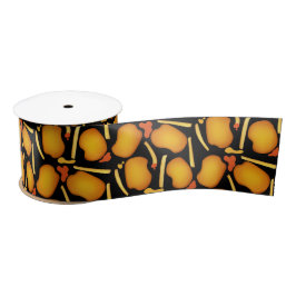 フライドチキンビトとポテトフライ サテンリボン