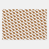 フライドチキンレッグとワッフルソウルサザンフード ラッピングペーパーシート (正面3)