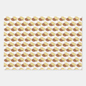 フライドチキンレッグとワッフルソウルサザンフード ラッピングペーパーシート (正面2)