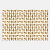 フライドチキンレッグとワッフルソウルサザンフード ラッピングペーパーシート (正面)