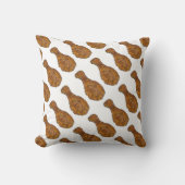 フライドチキンレッグのドラムスティックのソウルフードグルメ クッション (正面)