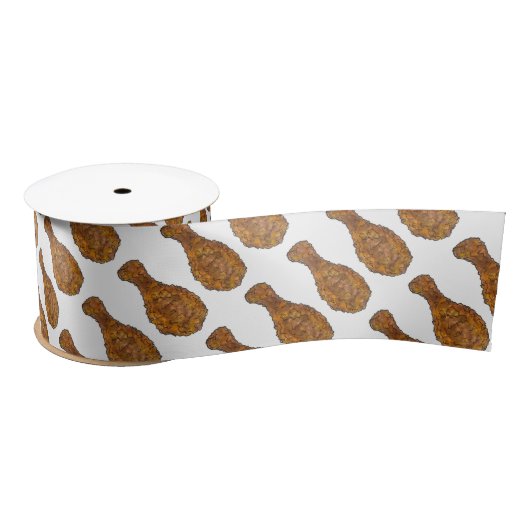 フライドチキンレッグのドラムスティック南ソウル食品 サテンリボン (リール)