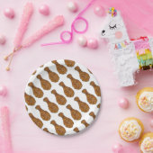 フライドチキンレッグドラムスティックソウルフードプレート ペーパープレート (パーティー)